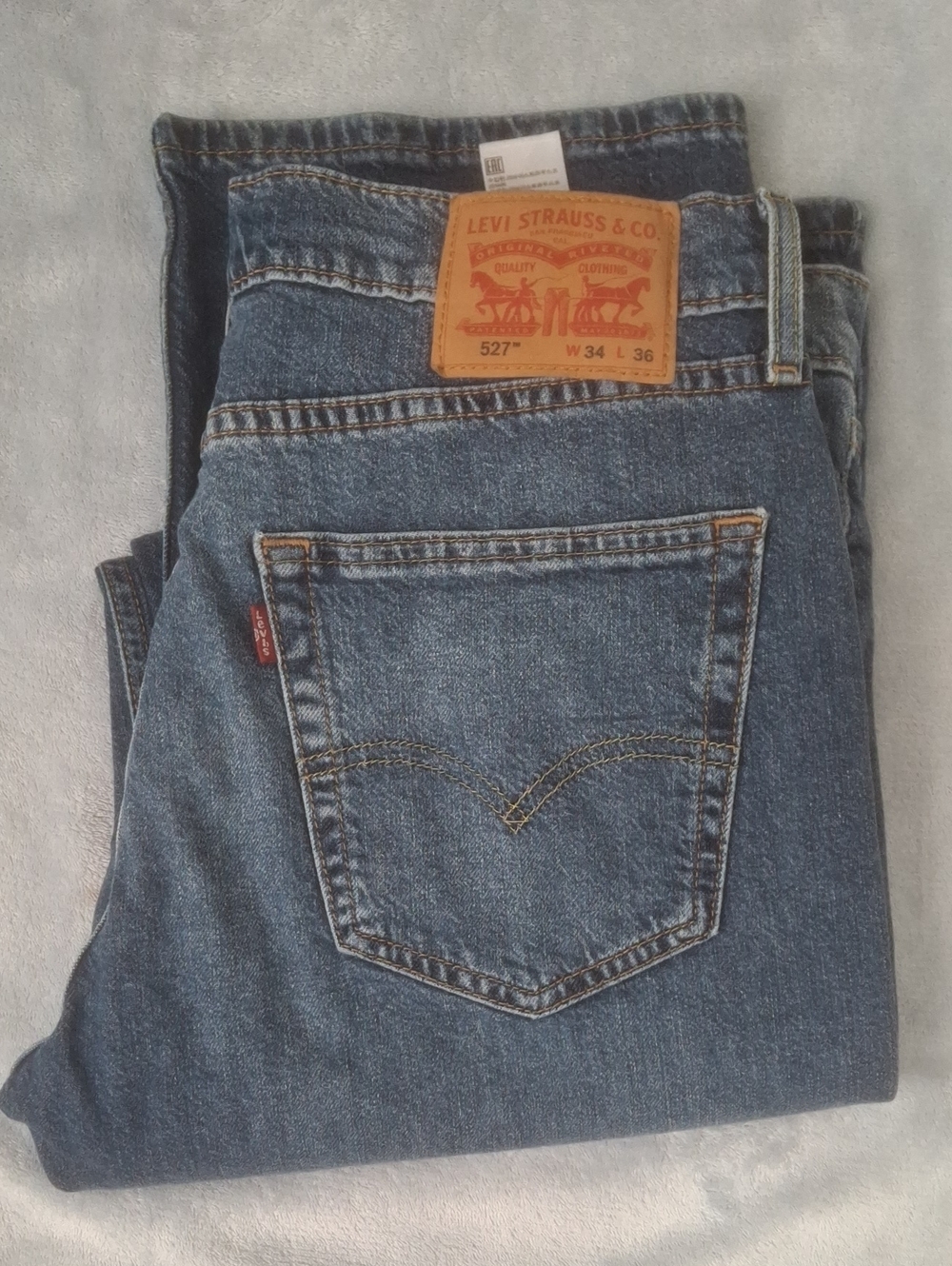 Levi's Men’s Relaxed Fit Denim Jeans in Blue